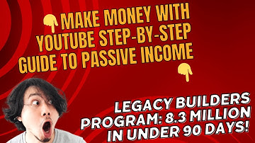 Make Money with YouTube Step by Step Guide to Passive Income
