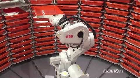 Damon Robot  Mini-load System application in the smart manufacturing industry.