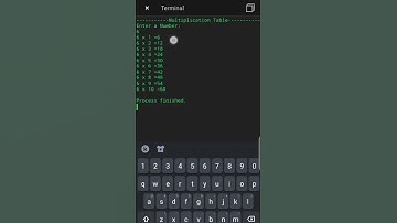 Multiplication table in java | #coding #java #shorts #shortvideo #ytshorts