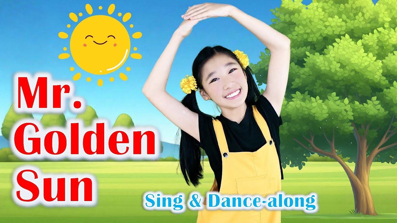 Mr. Golden Sun with Lyrics and Actions | Circle Time Kids Songs & Nursery Rhymes | Sing with Bella