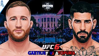 UFC 6 'White House event' Topuria v/s gaethje UFC-250 Ps5 gameplay 1080 60FPS 