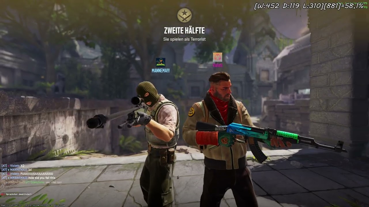 CS 2 Wingman Silber zu Global SoloQ 968