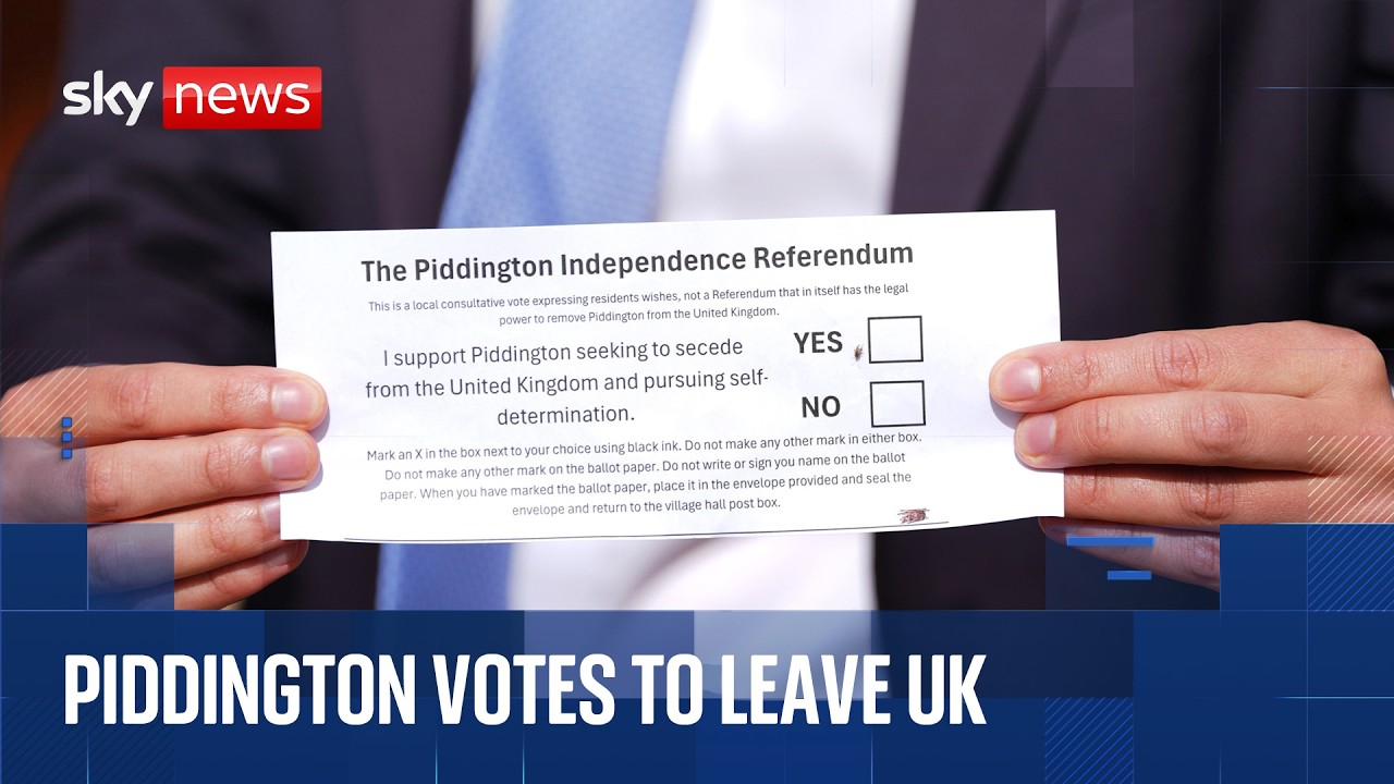 Oxfordshire village votes to leave UK in symbolic referendum vote