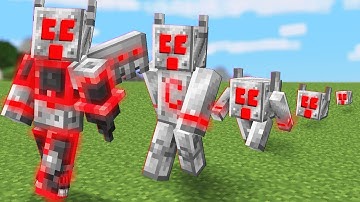 Evolving as a Robot in Minecraft