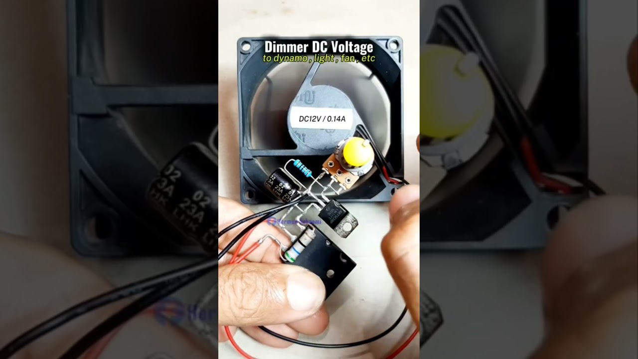 SIMPLE AND RELIABLE DC VOLTAGE DIMMER | Electronics Tutorial Herman Suhaemi
