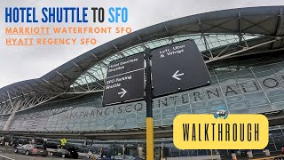 SFO Airport Shuttle: Hyatt Regency & Marriott Waterfront Route Guide