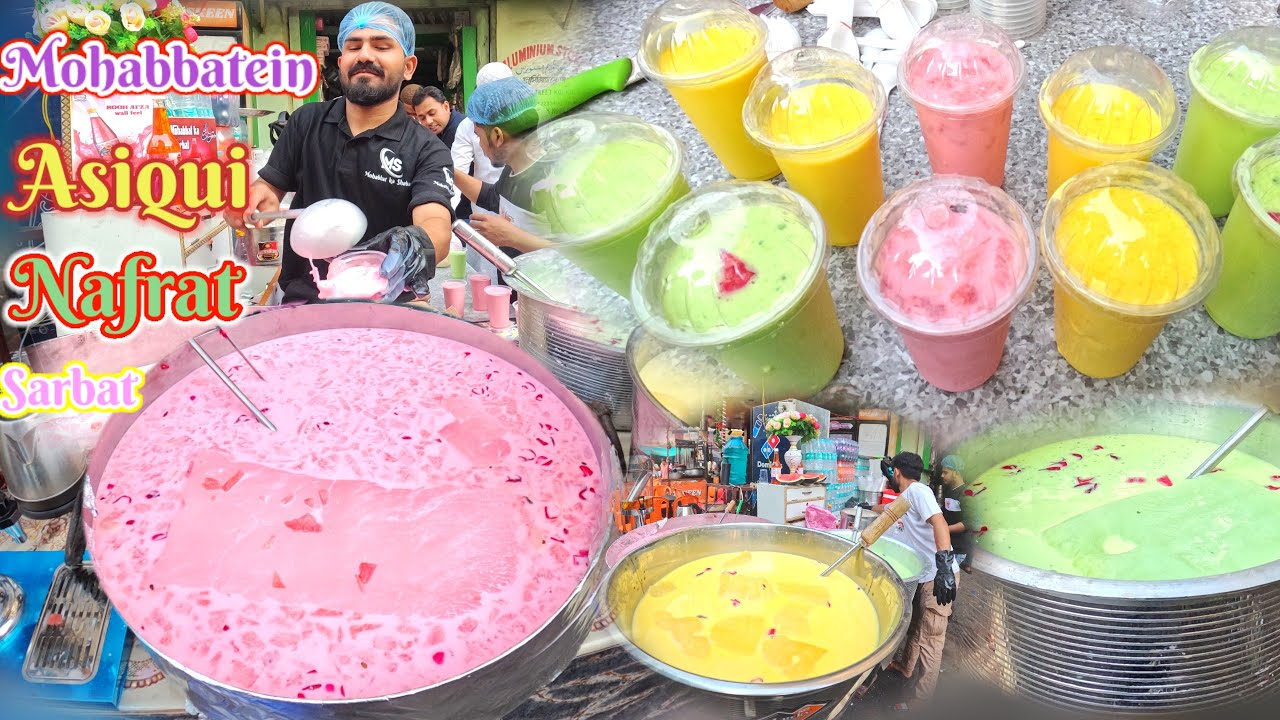 Delhi's famous mohabbat ka sharbat recipe in kolkata|Zakaria streetfood