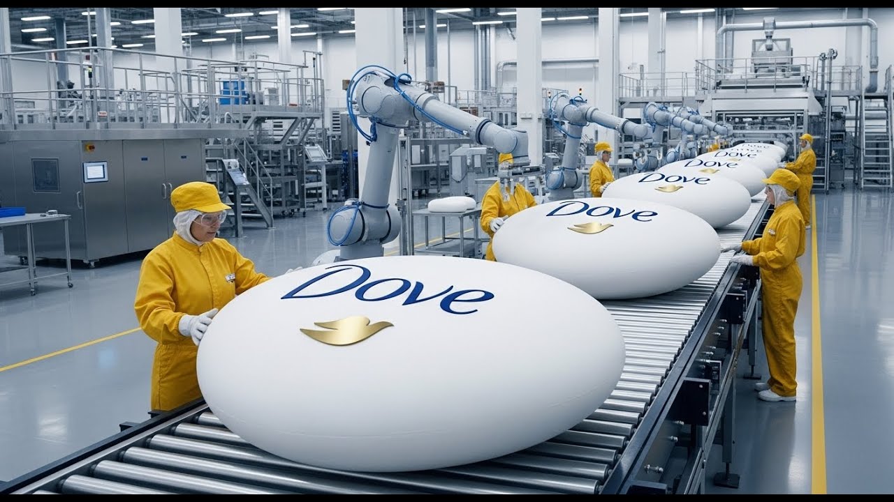 How Dove Soap is Made: Inside the Factory Tour (Step-by-Step Production)