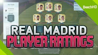 FIFA 16 Real Madrid Player Ratings! FIFA 16 Ultimate Team Ft Ronaldo, Bale & Benzema