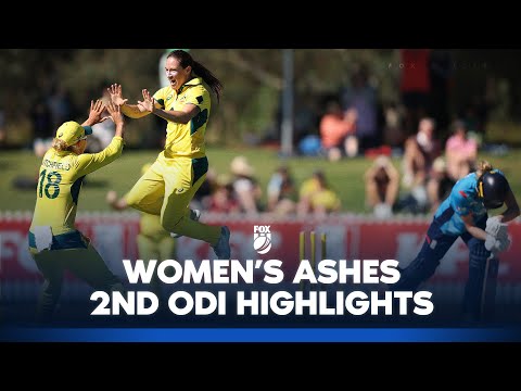 Australia v England: Women’s Ashes - 2nd ODI Highlights I 14/01/25 I Fox Cricket