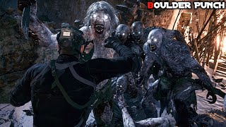 CHRIS REDFIELD'S ICONIC BOULDER PUNCH Compilation - Best Moments || Resident Evil 8 Village Gameplay