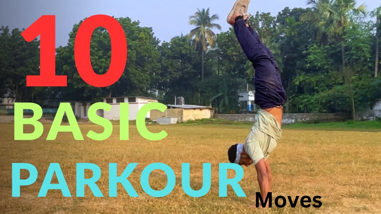 10 Basic Parkour Moves 💚| Learn 10 basic flips | 10 easy flips for beginners ✨💪🏻