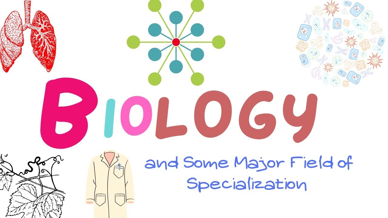 Biology and Some Major Fields of Specialization | Lecture 1 Biology ...