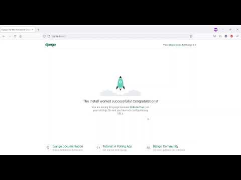 Making a Django environment on Anaconda
