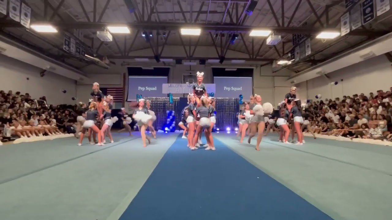 NHHS Varsity Pep Squad Welcome Back Rally 2022