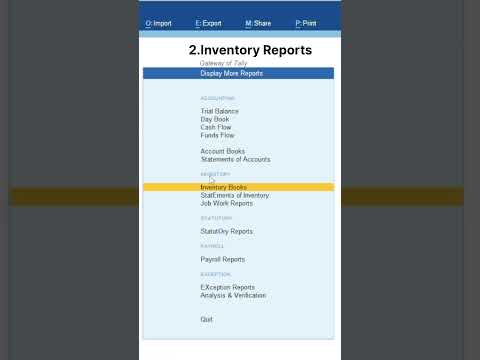 How to Check List of Stock in Tally Prime | Tally for Beginners #tally #tallyprime #tallysolution