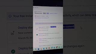 How the app auto deployed after pushing the code in GitHub.#coding #beats #halloween #development