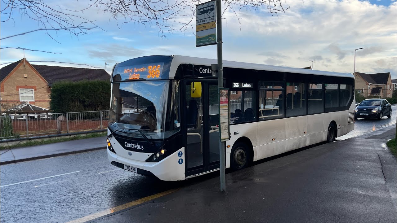 A ride on Centrebus 5219 (YX18 KNO)