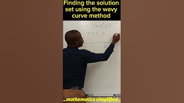 Solving Inequality Using The Wavy Curve Method #maths