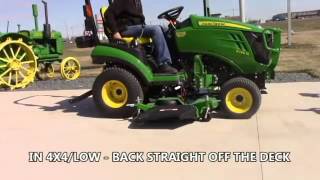 John Deere 1025R Mower Deck Removal and Install