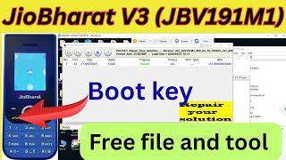 JioBharat V3 (JBV191M1) Flashing | Hang on Logo | Lock unlock | Free File and Tool | Dead Fix