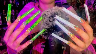 long nail triggers but I’m sick asmr (no talking)