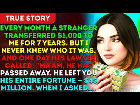 Every Month A Stranger Transferred $1,000 To Me For 7 Years. I Never Knew Who It Was. But One Day