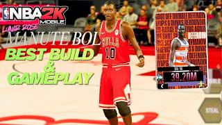 FREE LUNAR ROSE MANUTE BOL GAMEPLAY IN NBA 2K MOBILE - He's a Cheat Code