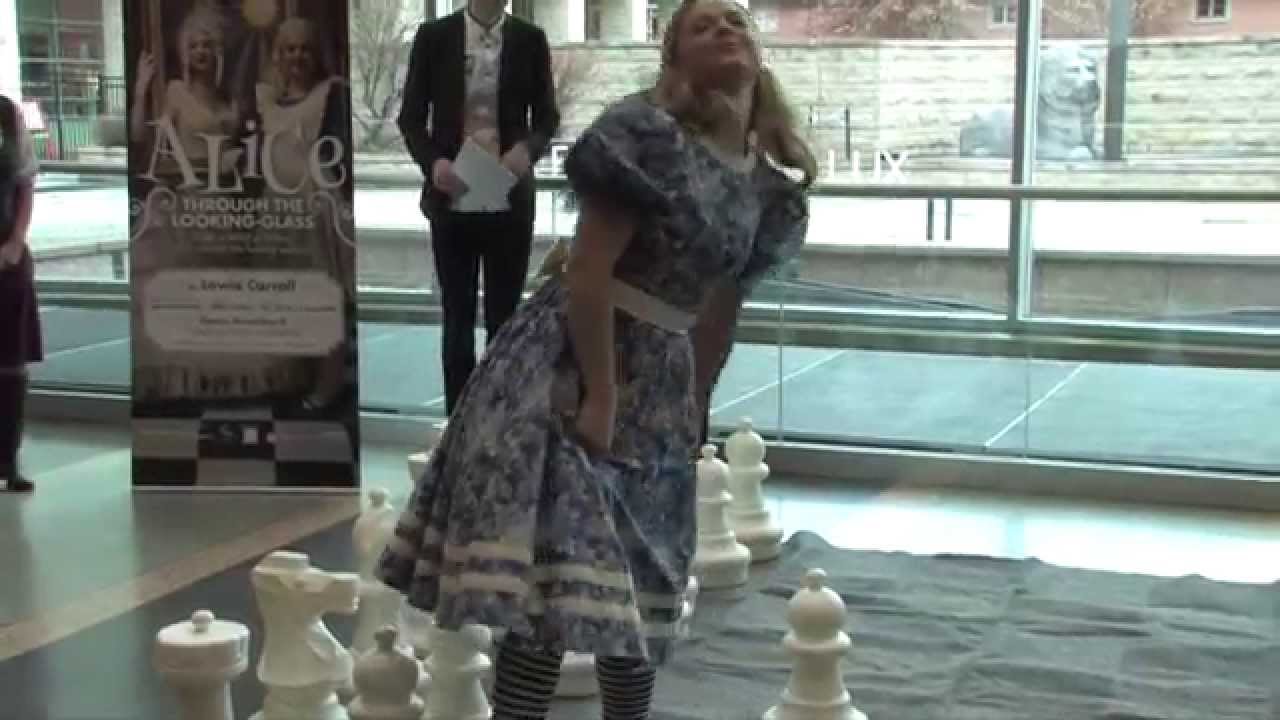 Alice vs Red Queen Chess Match nachos