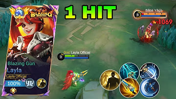 TOP GLOBAL LAYLA BEST BURST DAMAGE HACK BUILD FOR SOLO RANKED!! (MUST TRY) LAYLA BEST BUILD 2025!