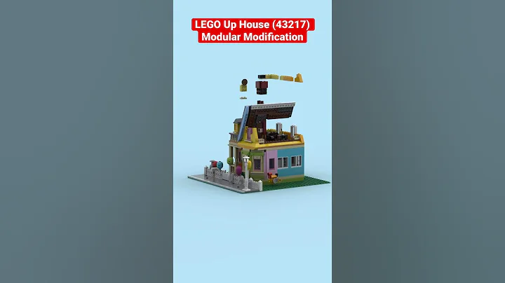 LEGO Up House 43217 Modular Modification MOC 🎈🏡