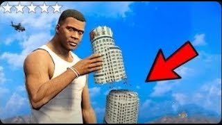 GTA 5  GIANT FRANKLIN SAVES LOS SANTOS GONE WRONG