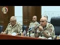 وزير الدفاع يلتقي قادة وضباط وجنود الجيوش الميدانية والمناطق العسكرية