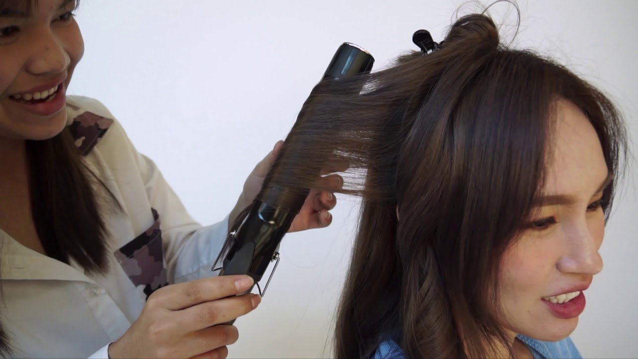 How To Korean Curly Hair วิธีม้วนลอนเกาหลี ลอนใหญ่คลายๆเบาๆ YouTube