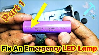 DIY Rechargeable Emergency Light Repair: Part 1 - Disassembly and Testing