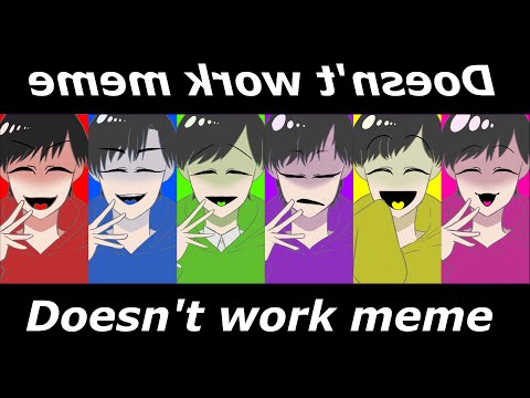 【手描き】Doesn't work meme 【おそ松さん】