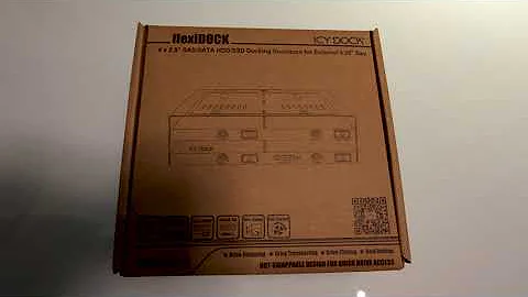 Icy Dock flexiDOCK MB014SP-B 4x 2.5" SATA/SAS SSD/HDD Hot-Swap Dock