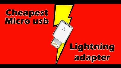 Cheapest Micro usb to lightning adaptor review