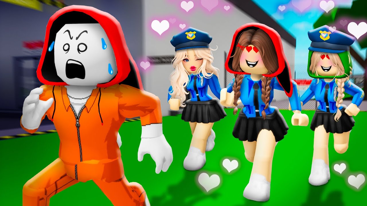 Love Curse: JJ Became POPULAR in an ALL-POLICE-GIRLS Prison?! - Maizen Animation