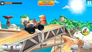 MMX Star - Uphill Racing - Gameplay Android game - monster trucks racing game screenshot 1