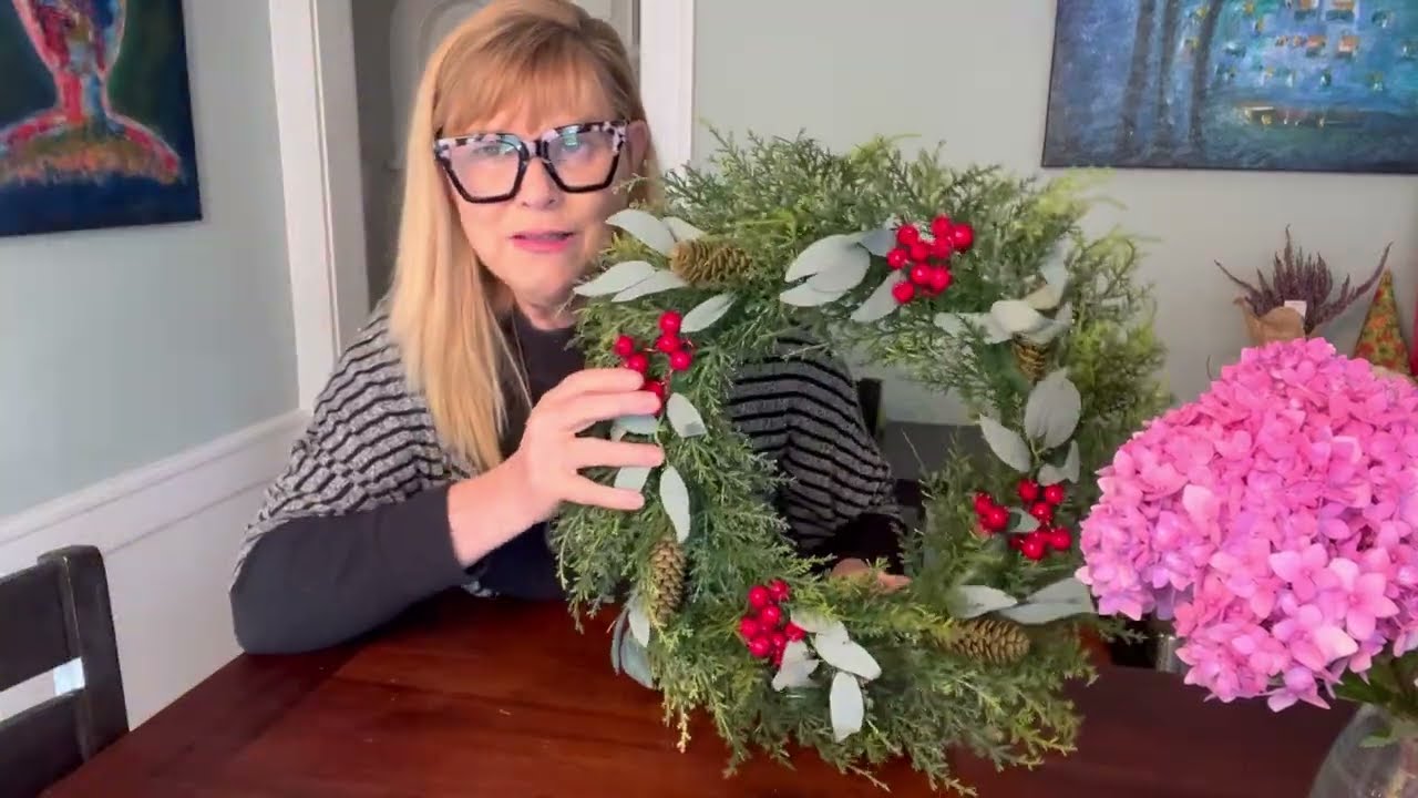 U'Artlines 18'' Christmas Wreath Review: Festive & Reusable Holiday Decor