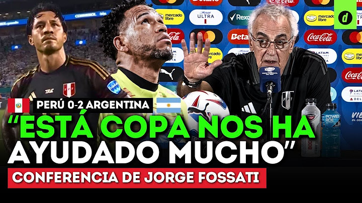 "PODEMOS IR AL MUNDIAL": CONFERENCIA de JORGE FOSSATI tras ELIMINACIÓN de la COPA AMÉRICA