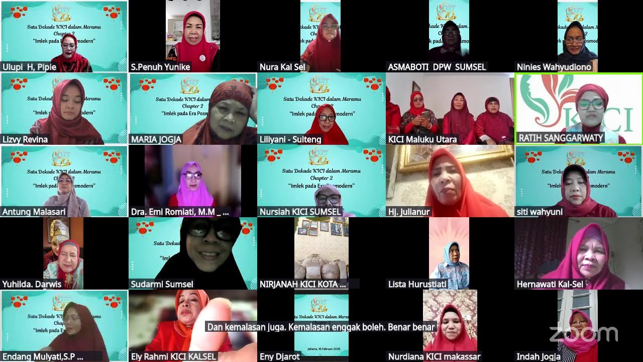 Satu Dekade KICI  dalam meramu chapter 2 Imlek pada Era Posmodern