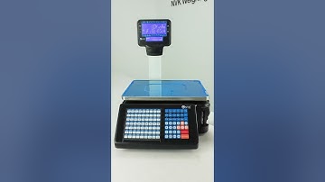 NVK scale printng lable scale barcode How to connect WIFI