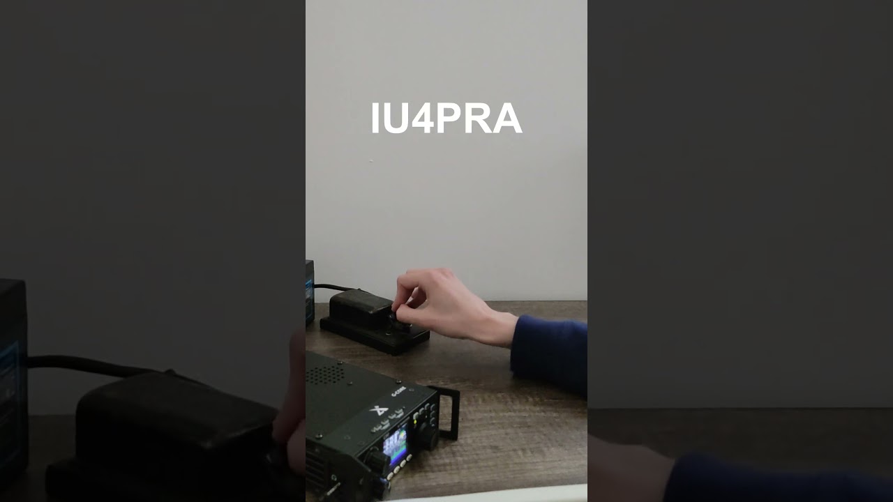 CQ on a Straight Key 