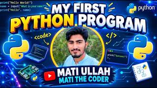 Lecture 3: My First Python Program 🐍 | Starting My Coding Journey
