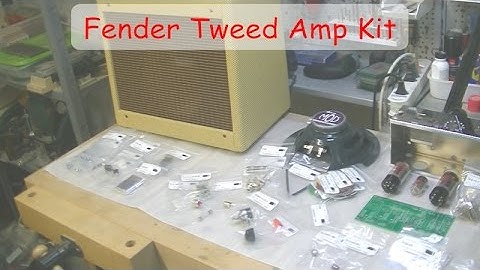 Fender Tweed Champ 5F1 Amp Clone Kit Build