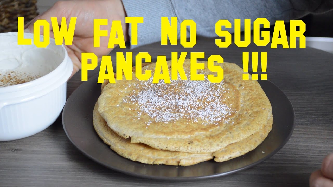 Low fat no sugar Pancakes !!! Fitnesspfannkuchen 819kcal !!! YouTube