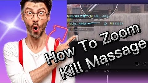 How To Zoom Kill Massage In Pubg Mobile 🥶 | How To Zoom Kill Massage This video using by Capcut
