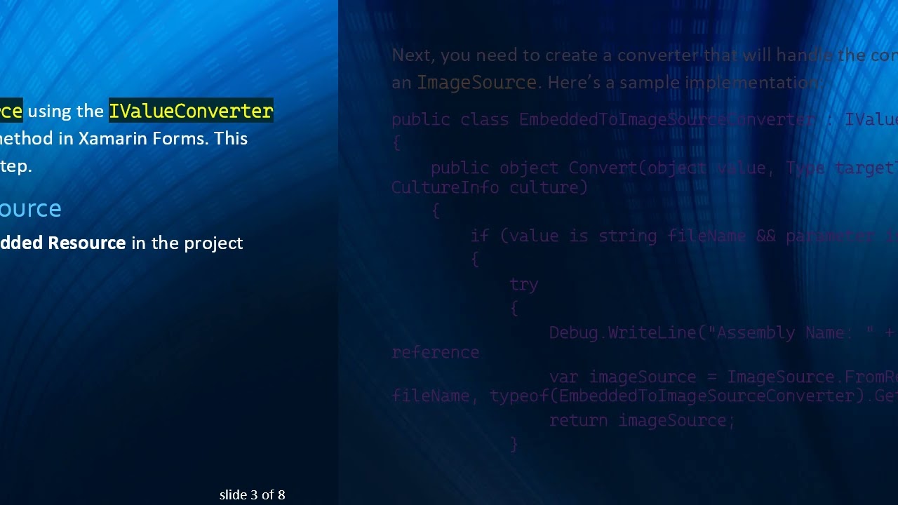 How to Dynamically Bind ImageSource in Xamarin Forms Using C#  Code Behind